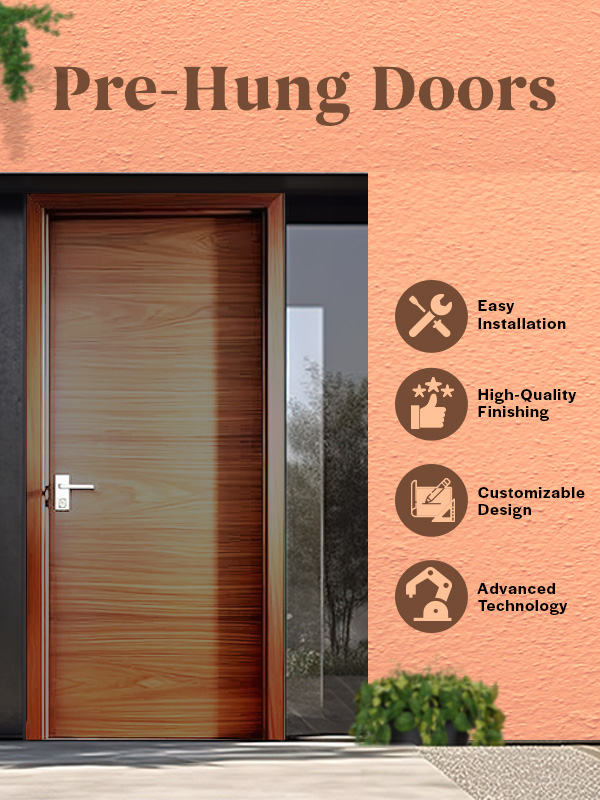 Upgrade your home with a pre-hung door for quick and easy installation today