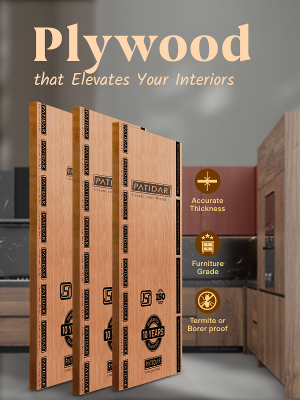 Premium quality high-class plywoods for elevated spaces - Patidar Doors, the best plywood manufacturers in India