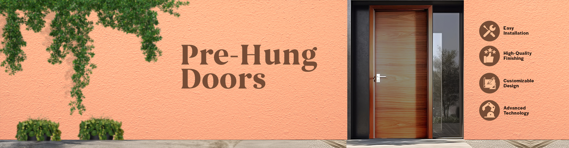 Upgrade your home with a pre-hung door for quick and easy installation today